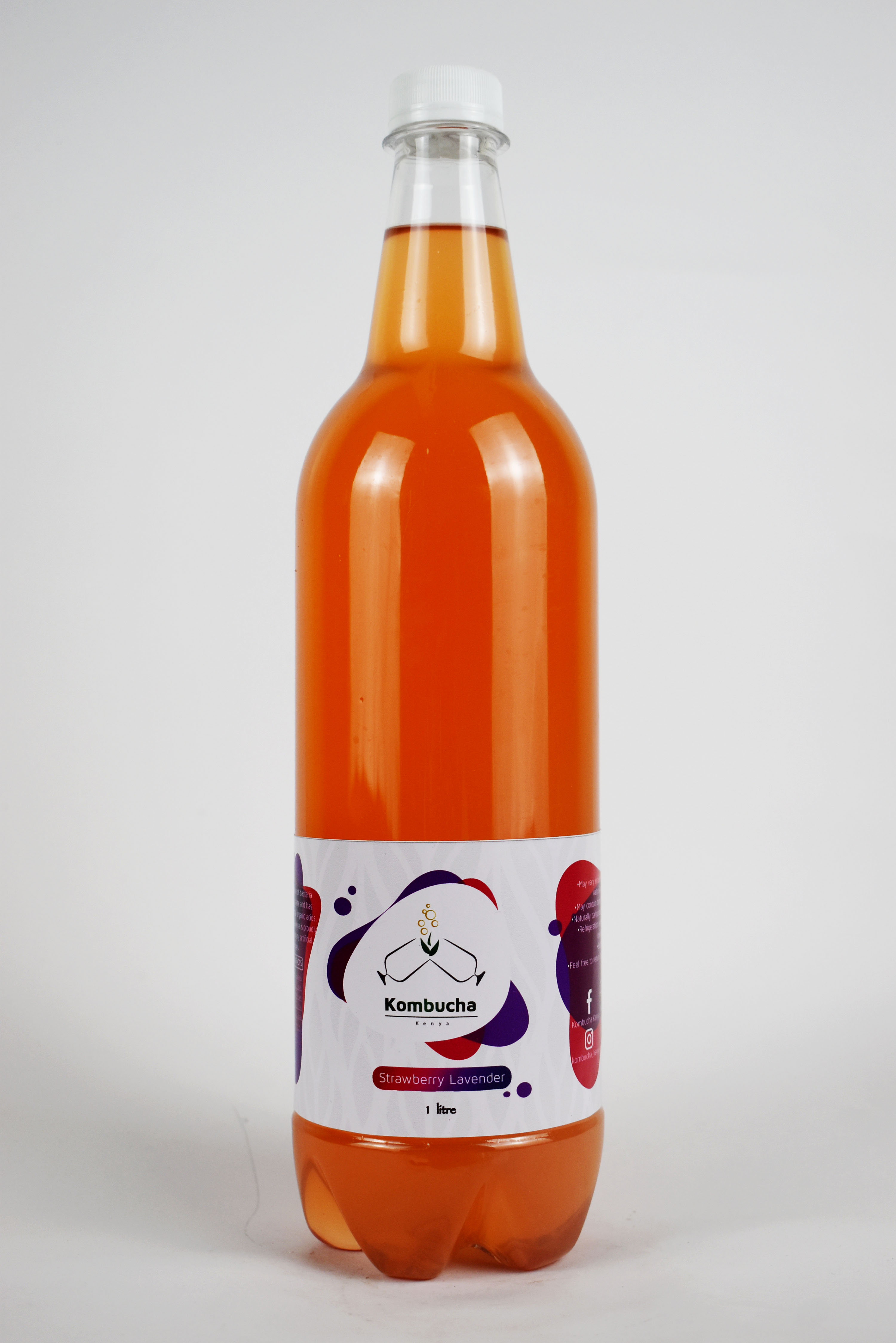 Strawberry Lavender Kombucha — view 1